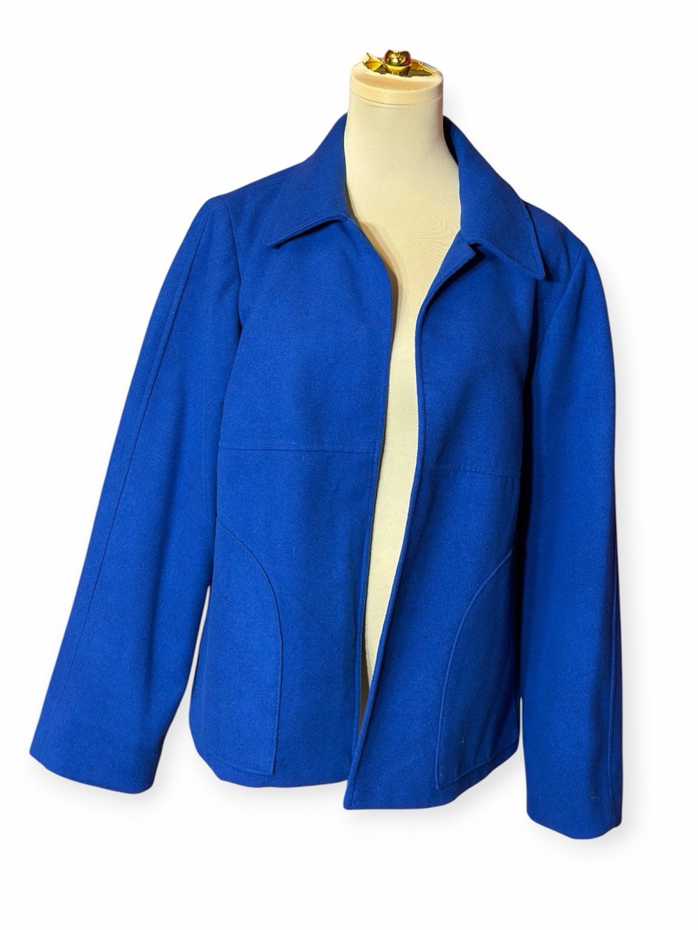 Chico's Cobalt Blue Open-Front Blazer